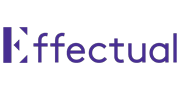 "Effectual logo in purple text with a stylized 'E' design."