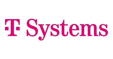 Logo of T-Systems, an AWS telecom partner.