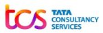 Logo of Tata Consultancy Services (TCS) featuring multicolor 'tcs' lettering and blue text reading 'Tata Consultancy Services'.