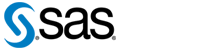 SAS Software logo in blue and black on a transparent background