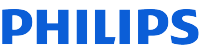 The Philips logo displayed in blue text on a white background.