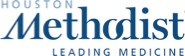 Houston Methodist Leading Medicine logo in blue text.