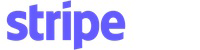 Stripe logo in bold purple text.