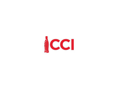 The CCI logo featuring red capital letters 'CCI' with a stylized red bottle design integrated into the first letter. The logo is centered on a white background.