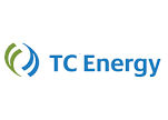 "TC Energy logo with blue and green abstract swoosh design."