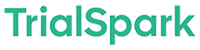 TrialSpark company logo in green text on a transparent background.