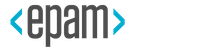 EPAM company logo with blue angle brackets on each side of the word 'epam' and the word 'systems' in black to the right.