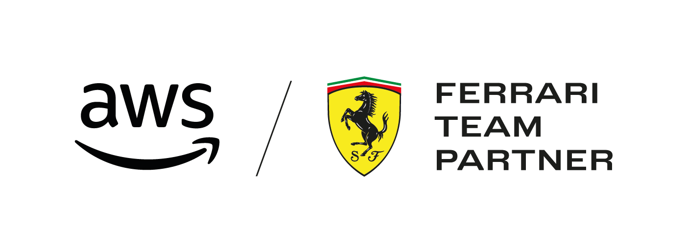AWS X Ferrari logo