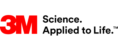 3M lockup logo featuring the red '3M' text and black 'Science. Applied to Life.' tagline.