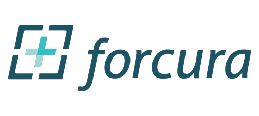 Forcura logo featured in connection with Southeast Iowa Medical Center and AWS recovery improvement initiatives. The image shows the Forcura branding.