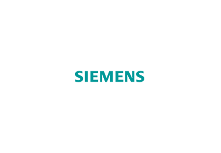 The Siemens logo displayed in teal text on a white background.