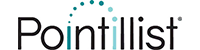Logo of Pointillist, featuring the company name with stylized dots forming an arc above the letters.