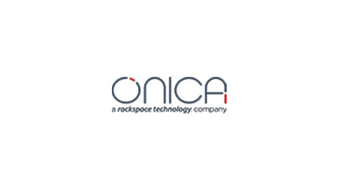 Logo for Onica, a Rackspace Technology company, displayed on a white background.