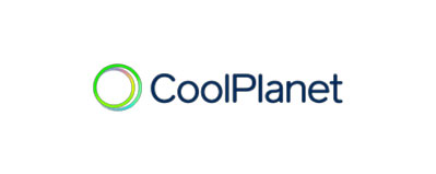 Logo of CoolPlanet, an AWS manufacturing partner, featuring a green and blue circular icon and the text 'CoolPlanet'.