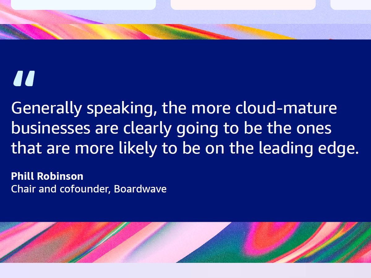 An excerpt from the Accelerate your cloud journey infographic
