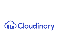 The Cloudinary logo featuring the company name with a cloud graphic.