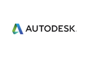 The Autodesk logo featuring a stylized 'A' design and the word 'Autodesk' in bold letters.