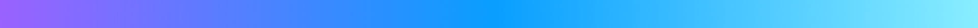 A horizontal background banner with a smooth gradient transitioning from purple on the left to blue and cyan on the right. Ideal for use as a modern website or presentation background.
