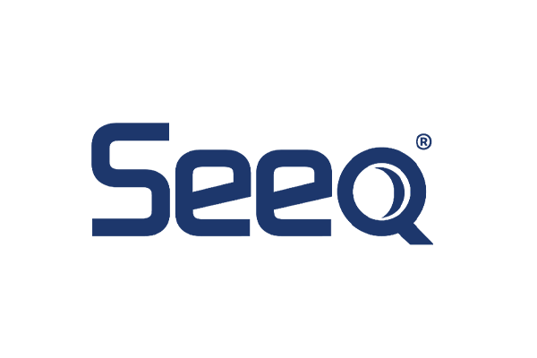 The Seeq logo featuring the company name in stylized blue lettering on a white background.