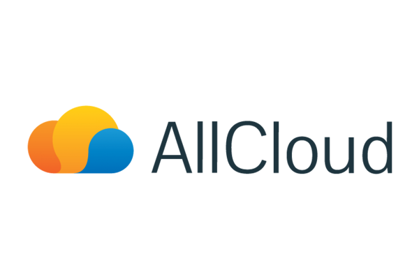 AllCloud logo featuring overlapping cloud icons in orange, yellow, and blue, with the text 'AllCloud' on a white background.