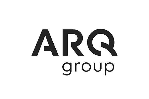 ARQ Group logo in black text on a white background.