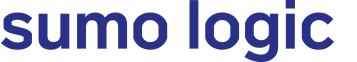The Sumo Logic logo in bold blue lettering.