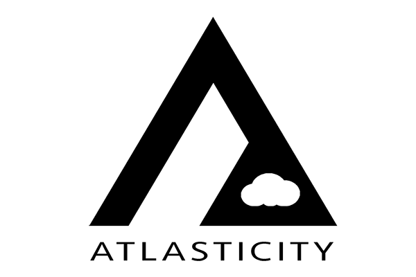 Blazeclan black vertical logo on a transparent background