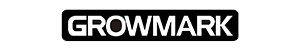 Growmark logo in a black and white rectangular design.
