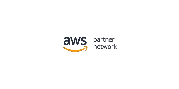 AWS Partner Network (APN) logo with the text 'aws partner network' and the AWS arrow on a black background.
