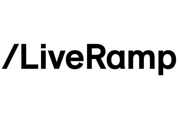LiveRamp logo with black text on a white background
