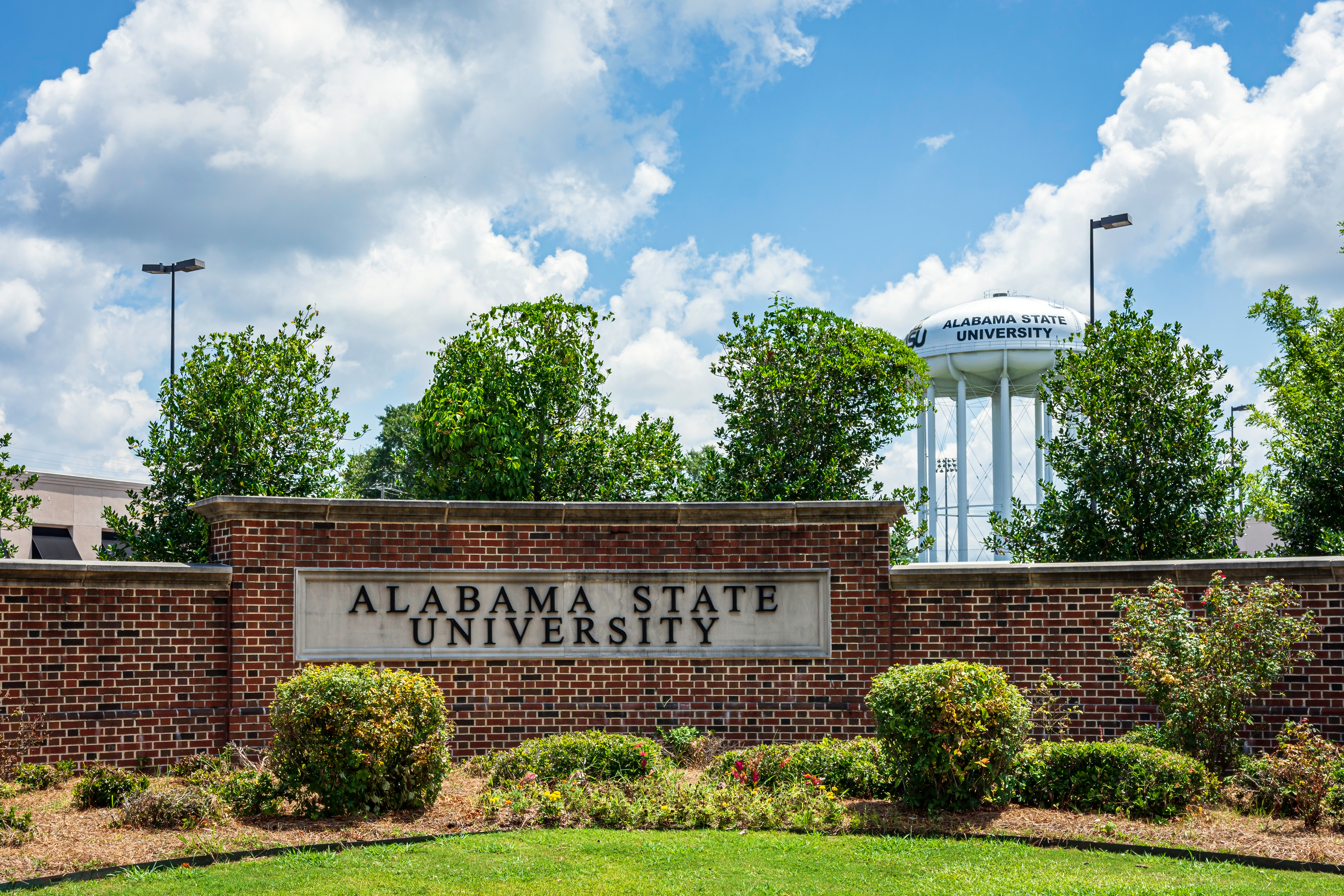 Montgomery, Alabama, USA - July 4, 2022: Alabama State University is a public historically black university in the city of Montgomery, Alabama. Founded in 1867 as the Lincoln Normal School, it became the 1st state-supported educational institution for blacks in 1874.