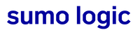Sumo Logic logo with blue text on a transparent background