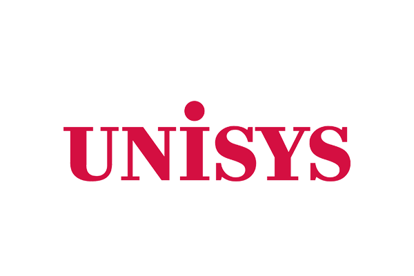 The Unisys logo in red text on a white background.