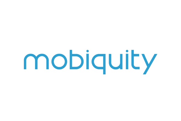 Mobiquity logo in blue text on a white background