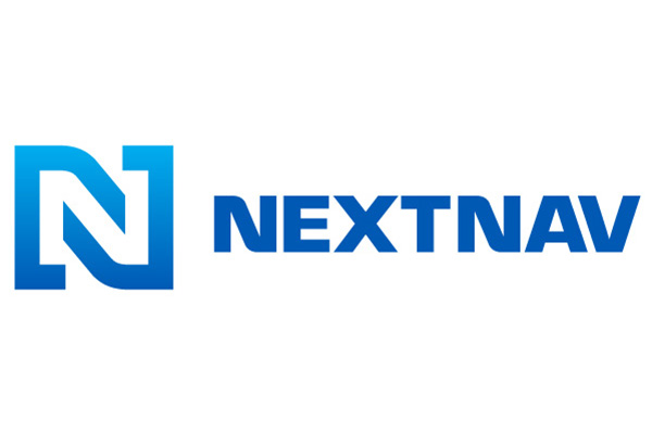 The NextNav logo in blue on a white background, featuring a stylized 'N' icon and the word 'NEXTNAV' in bold blue letters.
