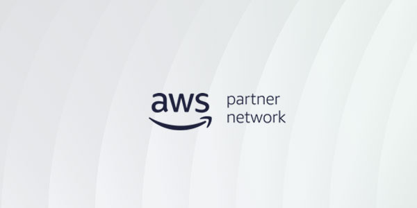 AWS Partner Network logo on a light abstract background.