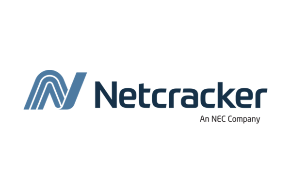 Netcracker company logo in a light color scheme on a transparent background.