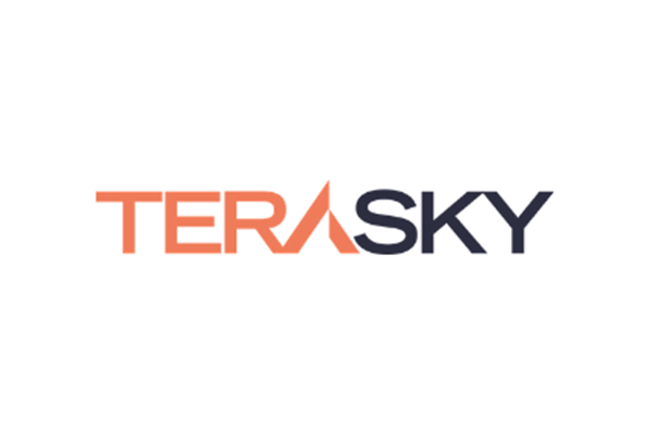 The logo for Terasky, featuring the company name in stylized orange and black text.
