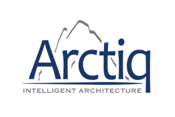 Arctiq logo featuring stylized text with a mountain outline above and the tagline 'Intelligent Architecture' below.