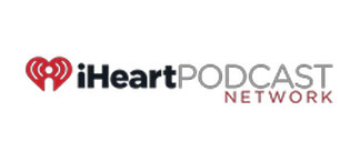 Logo of iHeart Podcast Network featuring a red heart-shaped icon with radio waves.