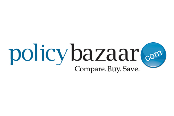 Policybazaar.com logo with the slogan 'Compare. Buy. Save.'