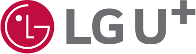 The logo of LG Uplus, featuring the stylized LG circle and the text 'LG U+'.
