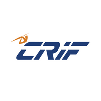 CRIF company logo in blue with an orange accent on a white background.