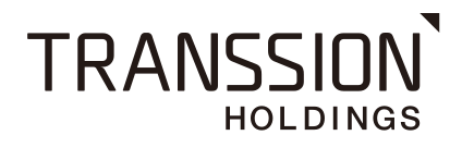 Logo of Transsion Holdings, featuring the company name in a modern, stylized font.