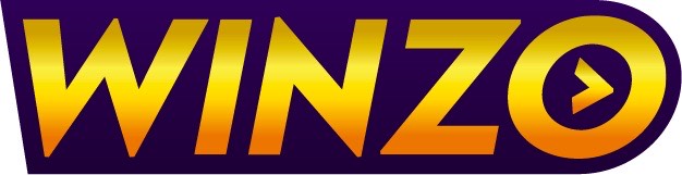 WinZO logo with a yellow gradient effect on a purple background