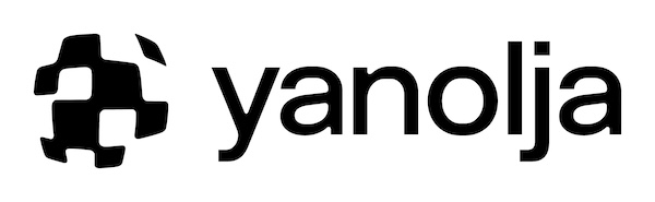 Yanolja black logo on a white background