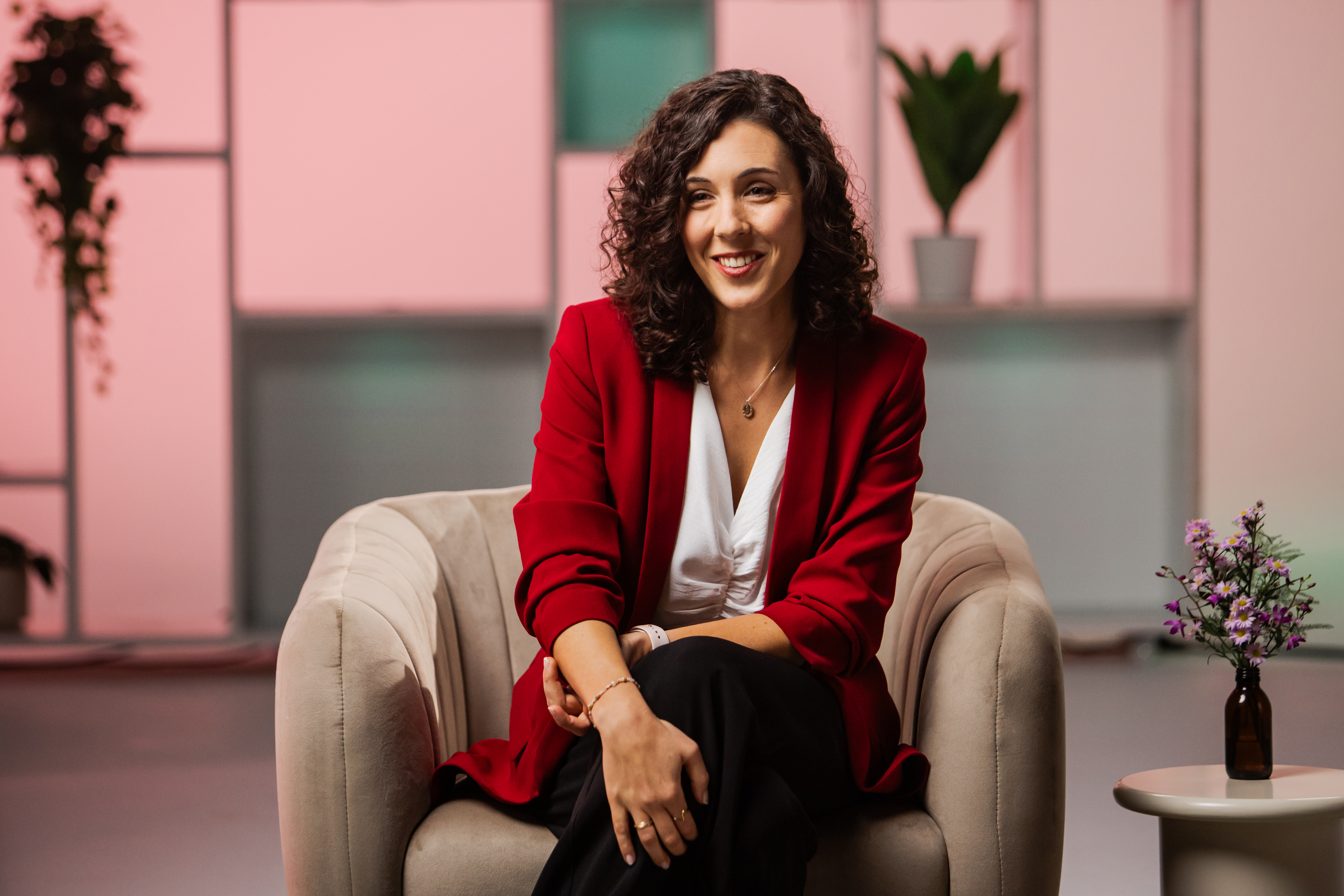 Women being interviewed