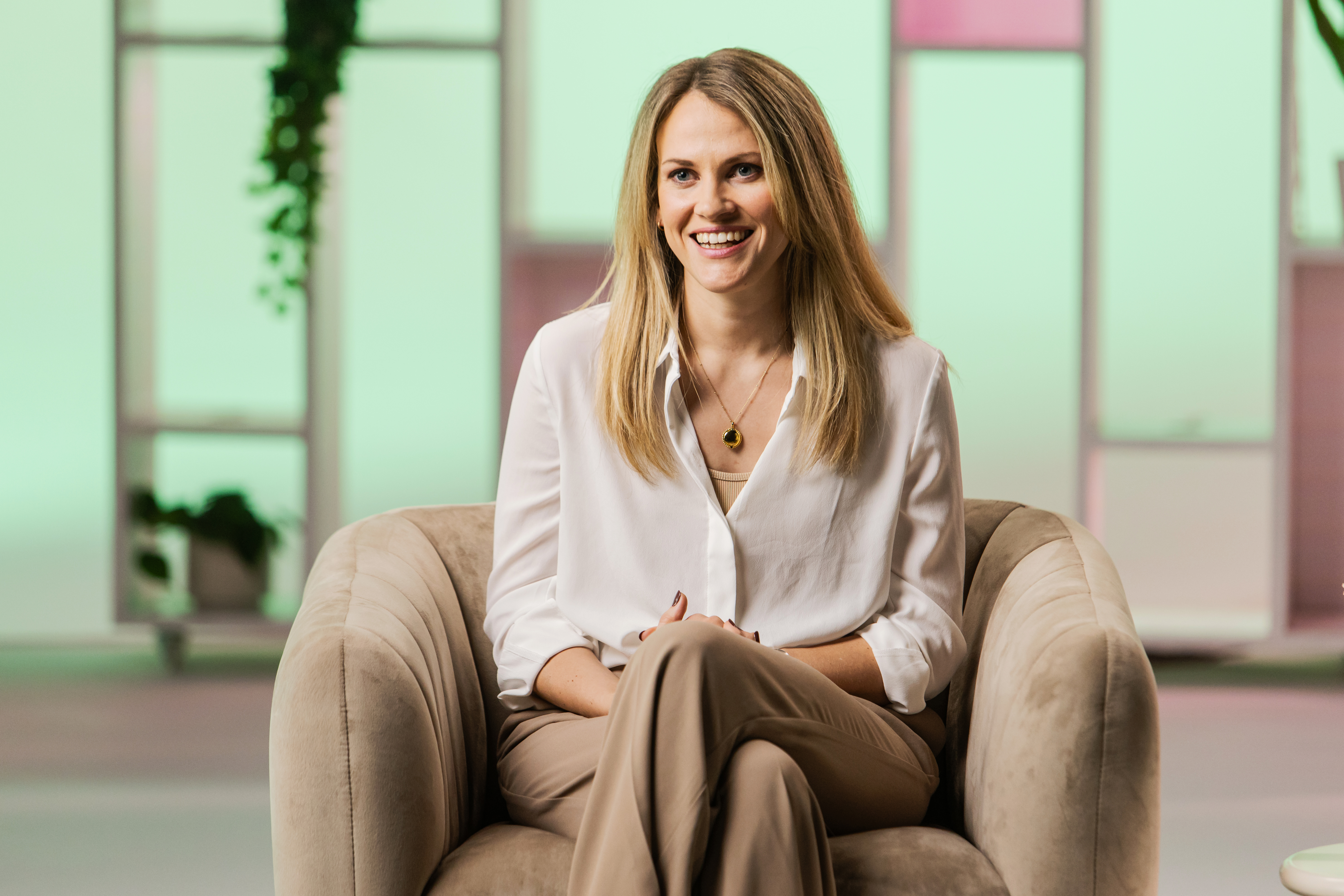 Women being interviewed