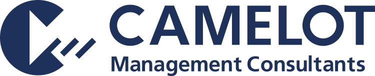 Logo of Camelot Management Consultants featuring the company name and stylized emblem.