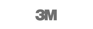 3M logo in a dark grey font